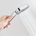 Chrome High Pressure 4inch Rain Shower Head With Handheld Spray Combo Wall Mount - view 14