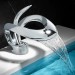Bathroom Sink Faucet Chrome Single Handle Waterfall Vanity Basin Mixer Faucet - view 2