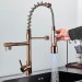 Rose Gold LED Kitchen Faucet Sink Mixer Pull Down Sprayer Single Handle Faucet - view 3