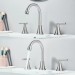 Brushed Nickel 8in Widespread Bathroom Sink Faucet 3Hole Vanity Mixer With Drain - view 5