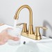 2‑Pack 4 Inch Centerset Bathroom Sink Faucet 2‑Handle Lavatory Vanity Faucet - view 4