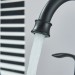 Matte Black Bathroom Sink Faucet 2 Handle 4 Inch Centerset Vanity Mixer Faucet - view 8