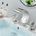 Bathroom Sink Faucet 3Hole 8”Widespread Basin Vanity Mixer Faucet Brushed Nickel - view 4