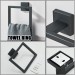5 Pcs Black Bathroom Hardware Set Stainless Steel Towel Bar Towel Racks Hooks - view 5