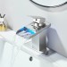 LED Bathroom Sink Faucet 1 Or 3 Holes Vanity Mixer Single Handle Brushed Nickel - view 3