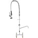 44" Commercial Pre Rinse Faucet Deck Mount Kitchen Sink Faucet W/ Sprayer - view 2