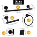 14pcs Bathroom Hardware Set Towel Bar Towel Rack Towel Hook Toilet Paper Holder - view 4