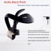 Matte Black Waterfall Bathroom Sink Faucet 1Hole Single Handle Vessel Vanity Tap - view 10