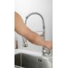 Commercial LED Kitchen Faucet Pull Down Sprayer Single Handle Stainless Steel - view 3
