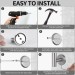 14 Pcs Black Bathroom Hardware Set Stainless Steel Towel Bar Towel Racks Hooks - view 11