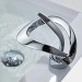 Modern Bathroom Faucet Waterfall Sink Vanity Mixer Taps Single Handle Chrome - view 6