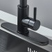 Kitchen Faucet With Soap Dispenser Black Pull Down Sprayer Sink Faucet 1 Handle - view 7