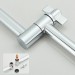 Chrome Rain Shower Head Combo With Handheld Spray High Pressure Adjustable Arm - view 11