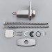Brushed Nickel Bathroom Sink Faucet Single Handle LED Waterfall Vanity Faucet - view 10