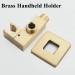 Brushed Gold Rainfall Shower System With 3 Settings Handheld Shower Faucet Set - view 12