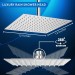 Rain Shower Head High Flow 12inch Large Rainfall Shower Heads Stainless Steel - view 6