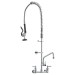 36" Commercial Pre-Rinse Faucet Wall Mount Kitchen Sink Faucet W/ Sprayer - view 12