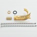 Gold Swan Bathroom Basin Sink Faucet Single Hole Handle Lavatory Vanity Mixer - view 14