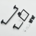 5 Pcs Black Bathroom Hardware Set Stainless Steel Towel Bar Towel Racks Hooks - view 9
