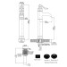 Oil Rubbed Bronze Bathroom Sink Faucet Single Handle Vessel Mixer Tap With Drain - view 12