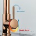 Rose Gold LED Kitchen Faucet Sink Mixer Pull Down Sprayer Single Handle Faucet - view 9