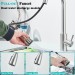 21.7 In Kitchen Sink Stainless Steel Single Bowl Sink W/Pulldown Faucet Drop In - view 5