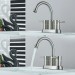 4 Inch Bathroom Sink Faucet 2Handle Centerset Vanity Mixer Faucet Brushed Nickel - view 8
