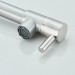 Brushed Nickel Kitchen Faucet With Sprayer Single Handle Pull Down Sink Mixer - view 14
