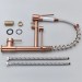 Rose Gold LED Kitchen Faucet Sink Mixer Pull Down Sprayer Single Handle Faucet - view 13