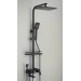 Black Rain Shower System 4 Function Shower Mixer Fixtures Shower Head Combo Kit - view 3