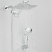 Chrome 12 In Rain Shower Head With Handheld Spray Combo High Pressure Adjustable - view 8