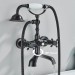 Oil Rubbed Bronze Clawfoot Tub Faucet With Hand Shower Wall Mount Bathtub Filler - view 2