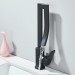 Waterfall Bathroom Faucet 1 Hole Sink Vanity Mixer Faucet Single Handle Black - view 6