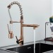 Rose Gold LED Kitchen Faucet Sink Mixer Pull Down Sprayer Single Handle Faucet - view 5