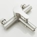 Brushed Nickel Bathtub Shower Faucet Wall Mount Tub Filler With Handheld Sprayer - view 12