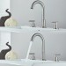 Brushed Nickel 8 In Widespread Bathroom Sink Faucet 3 Hole Vanity Mixer 2 Handle - view 5