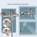 Brushed Nickel Bathtub Shower Faucet Wall Mount Tub Filler With Handheld Sprayer - view 7