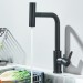 Matte Black Kitchen Sink Faucet Pull Down Sprayer Single Handle Swivel Mixer Tap - view 3