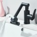 Bathroom Sink Faucet 1080° Swivel Vanity Mixer Single Handle 1Hole Taps Black - view 10