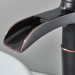 Oil Rubbed Bronze Bathroom Sink Faucet Single Handle Vessel Mixer Tap With Drain - view 9