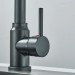 Black Kitchen Faucet With Pull Down Sprayer Commercial Single Handle Sink Faucet - view 9