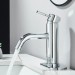 Chrome Bathroom Faucet Single Handle Sink Vanity Mixer Taps With Pop-up Drain - view 7