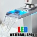 LED Bathroom Sink Faucet 1 Or 3 Holes Vanity Mixer Single Handle Brushed Nickel - view 7