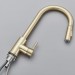 Brushed Gold Kitchen Faucet Sink Mixer Faucet Pull Down Sprayer Single Handle - view 11