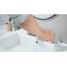 LED Waterfall Bathroom Faucet 3 Holes Sink Vanity Faucet 2-Handle With Drain - view 3