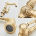 Antique Brass Bathroom Sink Faucet Single Handle Vanity Mixer Taps With Drain - view 11