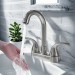 4Inch Brushed Nicke RV Bathroom Sink Faucet Mixer Top 2 Handle - view 2