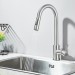 Touch Sensor Kitchen Faucet Pull Down Sprayer Swivel Sink Mixer Brushed Nickel - view 8