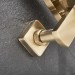 Brushed Gold Exposed Square Rainfall Shower System Set With Handheld Shower Head - view 12