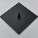 Black 16 Inch Rain Shower Head LED Light Rainfall Head Square Stainless Steel - view 10